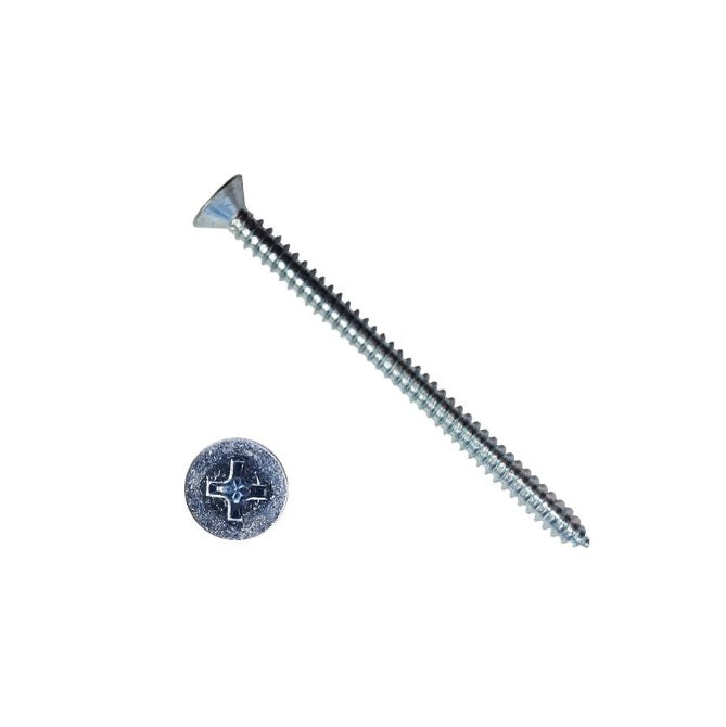 1064259 | SKT0540-051-PH-CZ (PK-1000) --- Self Tapping Screws - 5.4x50.8 mm - 12 Countersunk - Zinc Plated Steel Screw