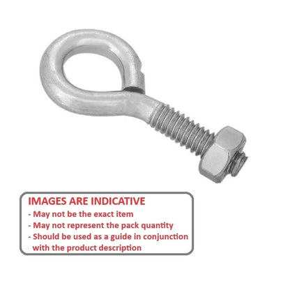 1103709 | EB-235RS (Each) --- Bent Eye Bolts - 1/2-13 UNC - 12.7mm - 127x107.95 mm Stainless Steel