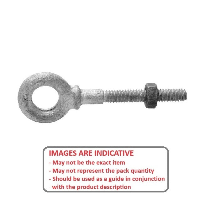 1122110 | CHE-82RS (Each) --- Partial Threaded Shank Eye Bolts - 3/4-10 UNC - 19.05mm - 114.3x38.1 mm Shouldered