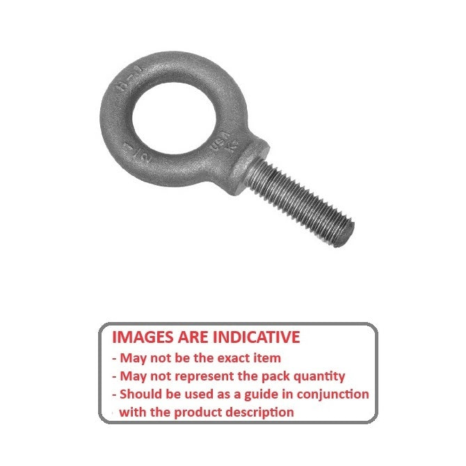 1124742 | WEB-5RS (Each) --- Threaded Shank Eye Bolts - M20 - 20x2.5mm - 30x40 mm Shouldered