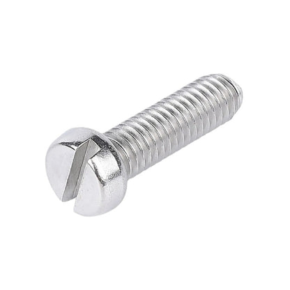 1042198 | SC025M-010-F-SL-S4 (PK-10) --- Fillister Head Screws - M2.5 - 2.5x0.45mm - 10 mm - 304 Stainless Slotted Screw