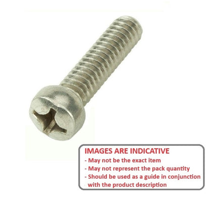 1053545 | SC040M-016-F-PH-CZ (PK-100) --- Fillister Head Screws - M4 - 4x0.7mm - 16 mm - Zinc Plated Steel Phillips Screw