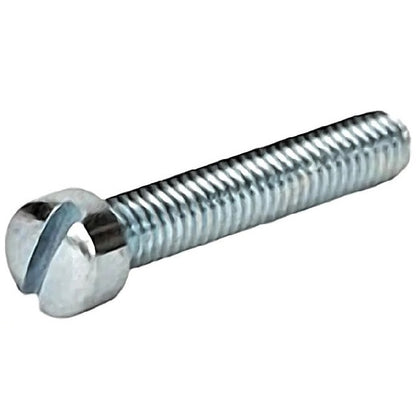 Vite 4 BA x 19,1 mm in acciaio zincato - Testa Fillister scanalata - MBA (confezione da 5)