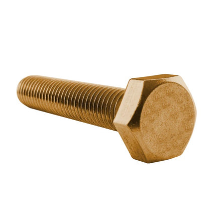 1041504 | SC025C-013-H-BR (PK-50) --- Hex Head Screws - 3-48 UNC - 2.52mm - 12.7 mm - Brass Screw