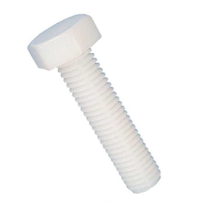 Hex Head Screws - 8-32 UNC - 4.17mm - 31.8 mm - Nylon - Zytel 101 - Slotted