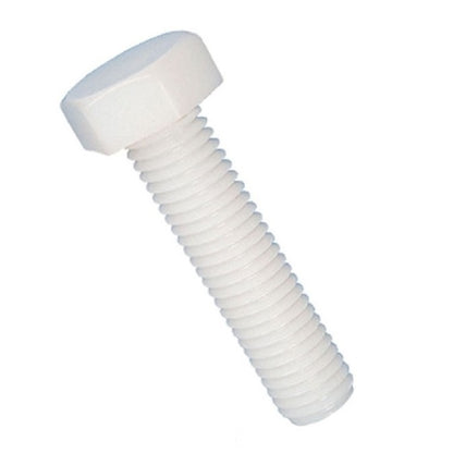 Hex Head Screws - 6-32 UNC - 3.5mm - 25.4 mm - Nylon - Zytel 101 - Slotted