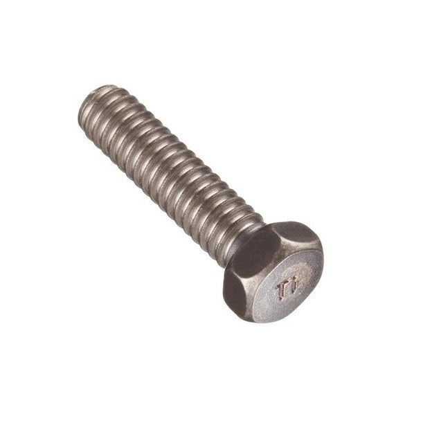 Hex Head Screws - M4 - 4x0.7mm - 10 mm - Titanium CP Grade 1 Full Thread