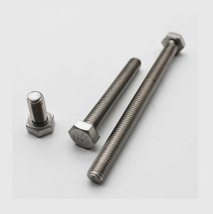 1053066 | SC040M-012-H-TC1 (PK-10) --- Hex Head Screws - M4 - 4x0.7mm - 12 mm - Titanium CP Grade 1 Full Thread Screw