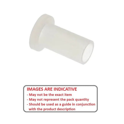 1057384 | SI-048-095 (PK-45) --- Screw Insulators - 10 UNC/UNF - 4.76mm - 9.525x5.08 mm - Nylon Zytel 101 Insulator