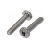 Pan Head Screws - M4 - 4x0.7mm - 16 mm - Titanium CP Grade 1 Phillips
