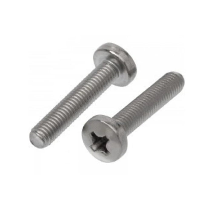Screws - Pan Head - Phillips - Titanium