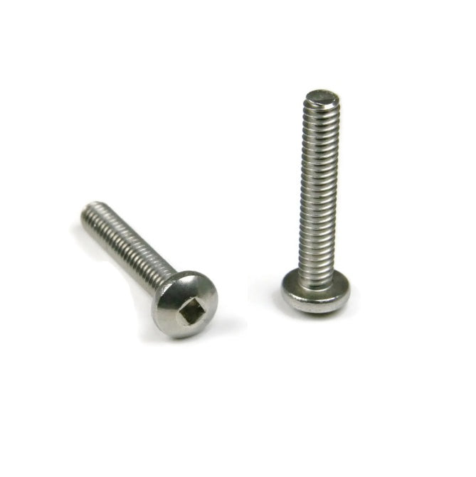 1067538 | SCS0600-020-P-PCS-CZ (PK-50) --- Security Screws - M6 - 6x1mm - 20 mm - Steel Case Hardened Zinc Alloy Post Combi Square Screw