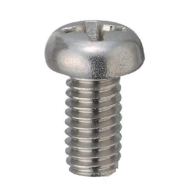 Pan Head Screws - 4-40 UNC - 2.85mm - 4.8 mm - 304 Stainless Phillips