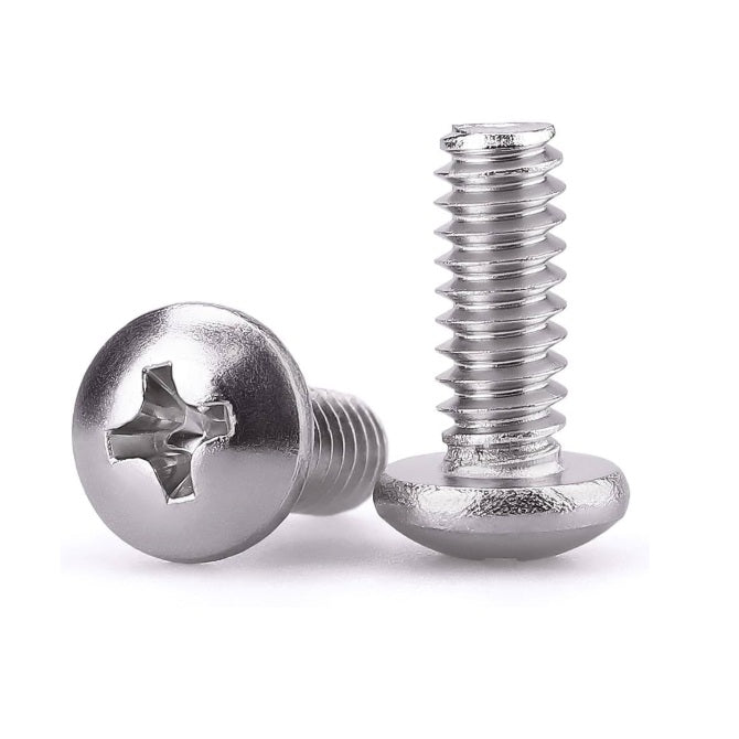 1049753 | SC035C-005-P-PH-S4 (PK-10) --- Pan Head Screws - 6-32 UNC - 3.5mm - 4.8 mm - 304 Stainless Phillips Screw