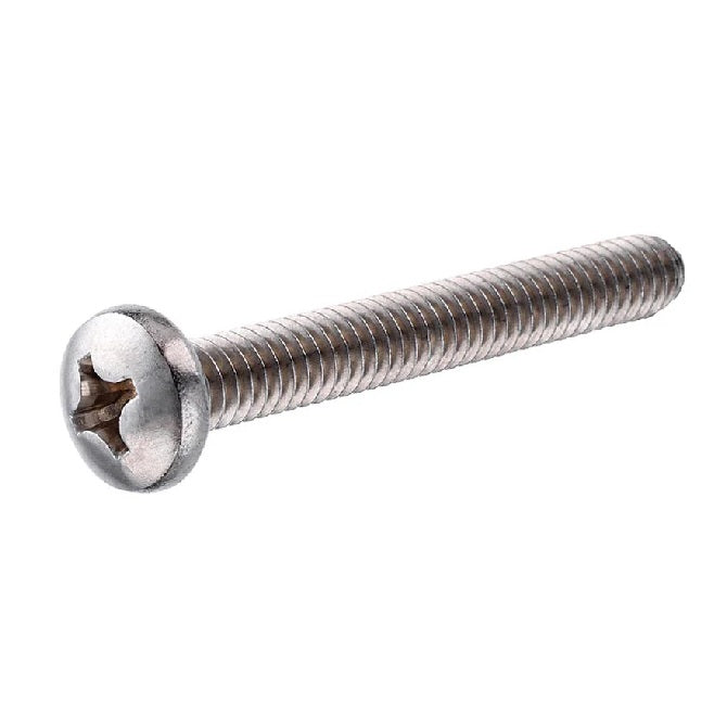 1045316 | SC030M-010-PJ-PH-S4 (Each) --- Pan Head Screws - M3 - 3x0.5mm - 10 mm - 304 Stainless Phillips Screw