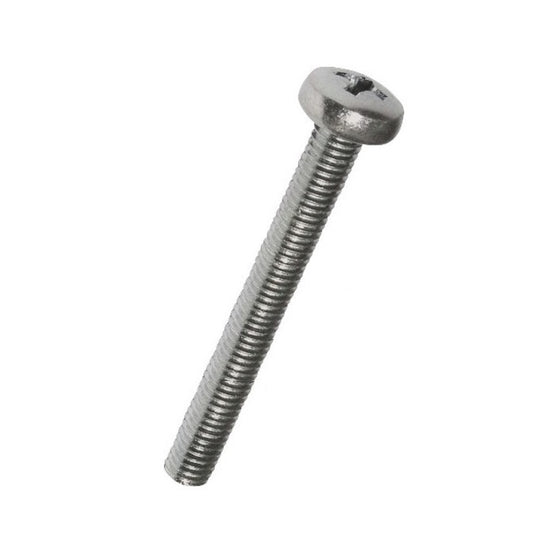 Pan Head Screws - M2 - 2x0.4mm - 12 mm - 304 Stainless Phillips