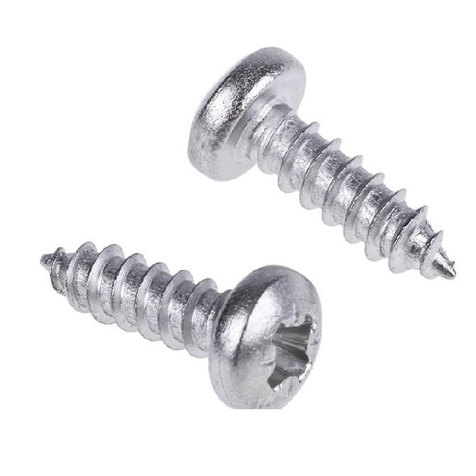 Self Tapping Screws - 3.5x12.7 mm - 6  Pan Head - Stainless Steel 304 Similar to A2, 18-8 HRB80