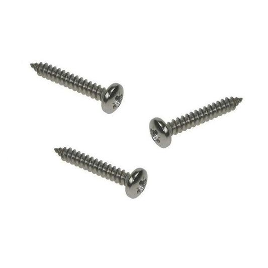 Self Tapping Screws - 6.35x15.9 mm - 14  Pan Head - Stainless Steel 316 Similar to A4, 18-10 