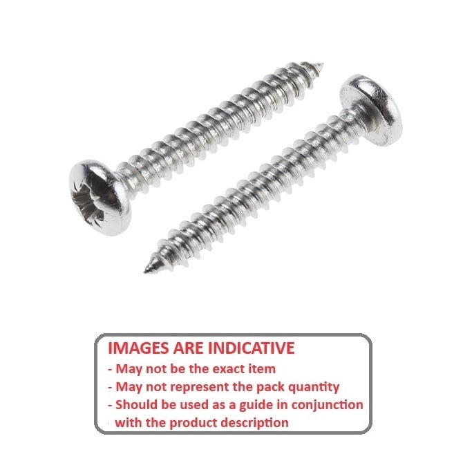 1075834 | SCT0635-038-P-PH-S4 (10 Pcs) --- Self Tapping Screws - 6.35 mm x 38.1 mm x 14