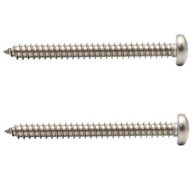 1055957 | SCT0476-089-P-PH-S6 (PK-5) --- Self Tapping Screws - 4.76x88.9 mm - 10 or 3/16 Pan Head - Stainless Steel 316 Similar to A4, 18-10 Screw