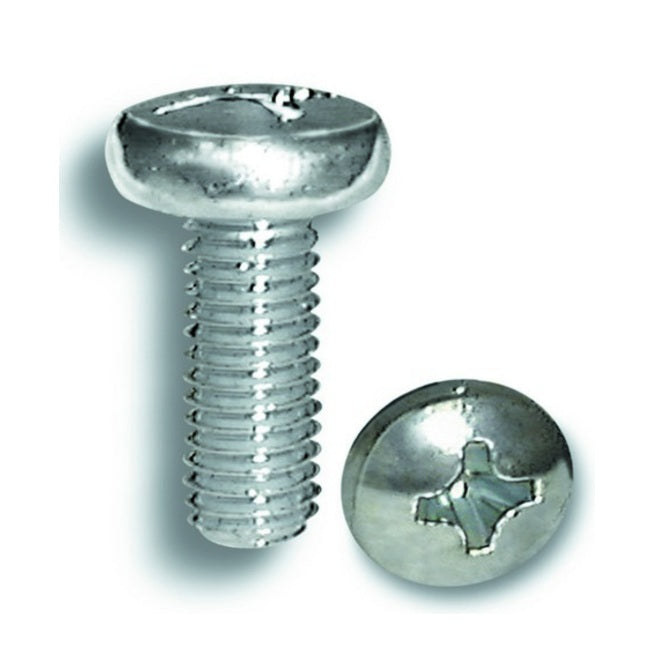 1069656 | SC064W-013-P-PH-CZ (PK-20) --- Pan Head Screws - 1/4-20 BSW - 6.35mm - 12.7 mm - Zinc Plated Steel Phillips Screw