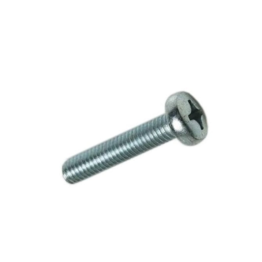 Vite M1,6 x 8 mm - Acciaio zincato - Testa cilindrica Philips - MBA (confezione da 5)