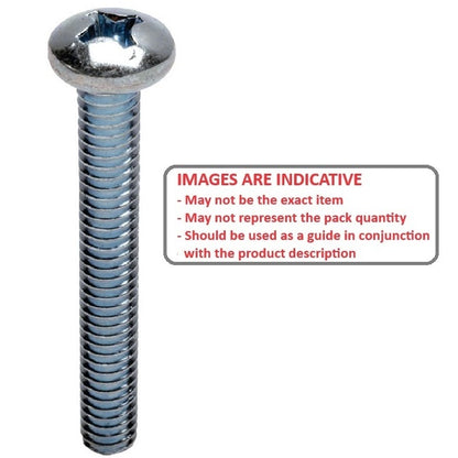 1054106 | SC040M-035-P-PZ-CZ (PK-100) --- Pan Head Screws - M4 - 4x0.7mm - 35 mm - Zinc Plated Steel Pozidrive Steel Screw