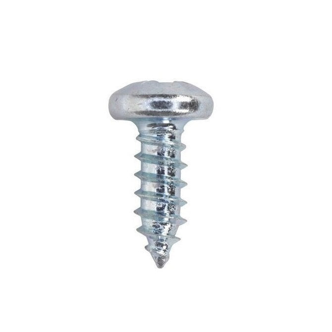 Self Tapping Screws - 4.76x9.5 mm - 10 or 3/16 Pan Head - Zinc Plated Steel