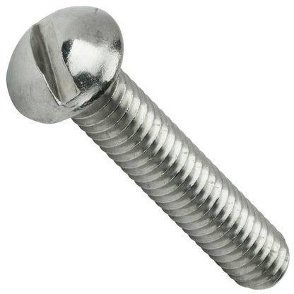1039464 | SC022C-005-R-SL-S4 (PK-45) --- Round Head Screws - 2-56 UNC - 2.18mm - 4.8 mm - 304 Stainless Slotted Screw