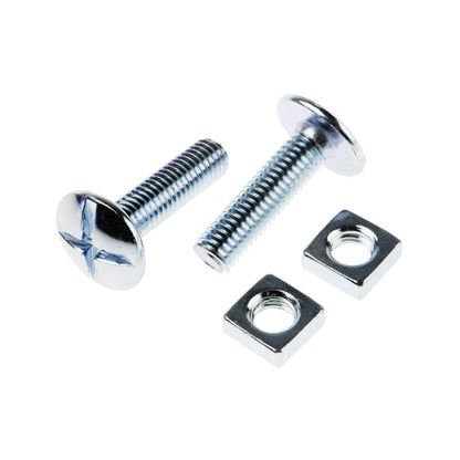 1066593 | SC060M-012-RB-CZ (PK-100) --- Roof Bolt Screws - M6 - 6x1mm - 12 mm - Zinc Plated Steel Screw