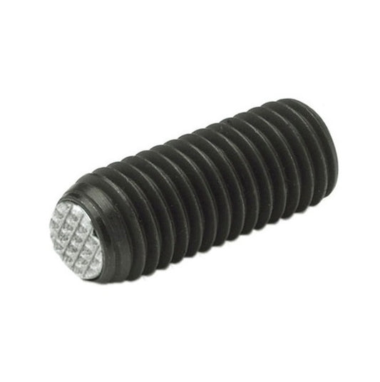 Diamond Knurled Tip Socket Set Screws - M16 - 16x2mm - 19 mm   - Carbon Steel with Alloy Steel SUJ2 HRC 55 -60 tip