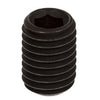 Flat Tip DIN913 Socket Set Screws - M5 - 5x0.8mm - 25 mm - Standard Cup Point Alloy Steel - Carbon Steel - Hardened
