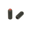 Flat Tip Aligning Socket Set Screws - M5 - 5x0.8mm - 11.5 mm - Aligning Flat Tip  - Carbon Steel with Polyacetal tip