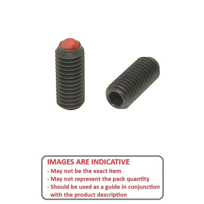 1064293 | SS050M-0245-CS-PO-FB --- Flat Tip Aligning Socket Set Screws - M5 (5x0.8mm) x 24.5 mm Aligning Flat Tip