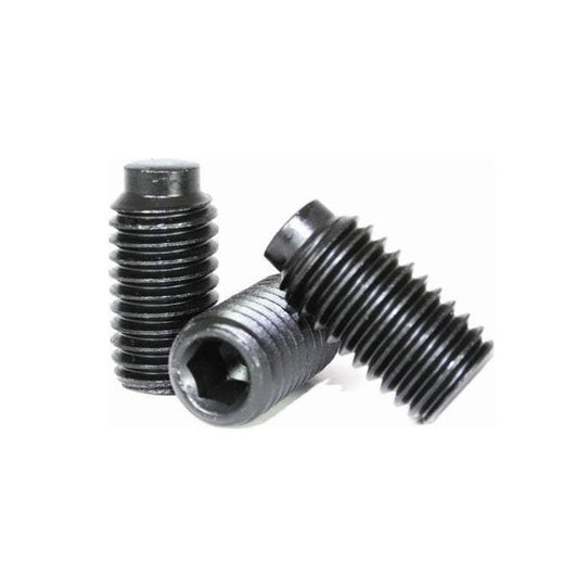Half Dog Point Socket Set Screws - 1/4-20 UNC - 6.35mm - 17.5 mm   - Carbon Steel Carbon Steel Case Hardened Rc46-53