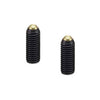 Rolling Ball Tip Socket Set Screws - M6 - 6x1mm - 19.5 mm   - Carbon Steel with Brass tip