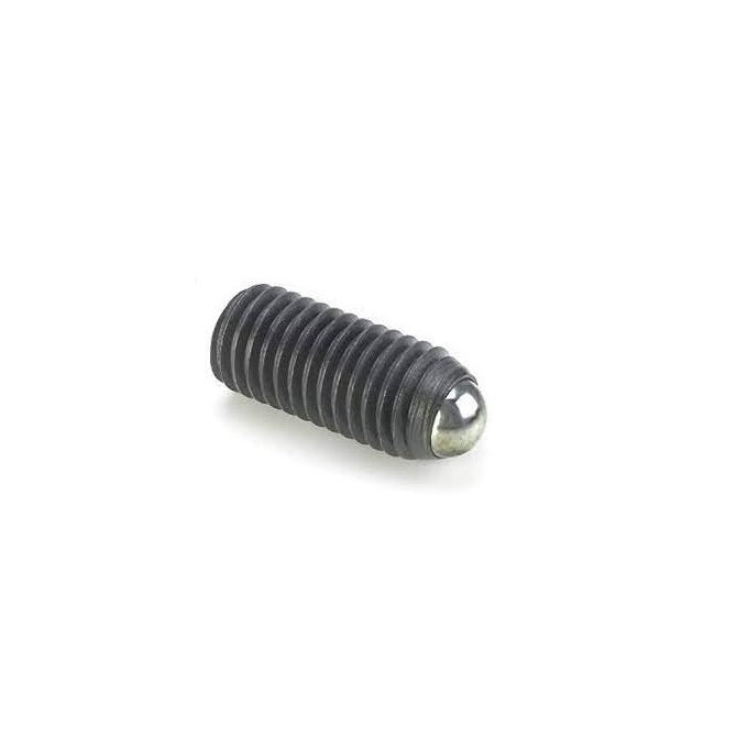 Rolling Ball Tip Socket Set Screws - M5 - 5x0.8mm - 7.7 mm   - Carbon Steel with 440C Stainless HRC 50-55 tip