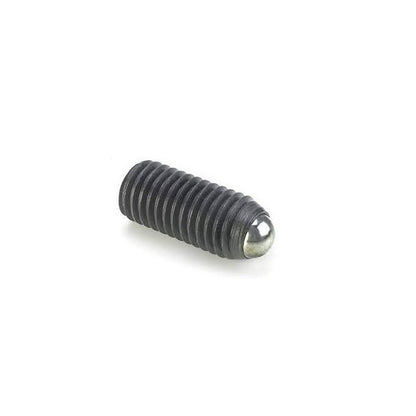 Rolling Ball Tip Socket Set Screws - M5 - 5x0.8mm - 7.7 mm   - Carbon Steel with 440C Stainless HRC 50-55 tip