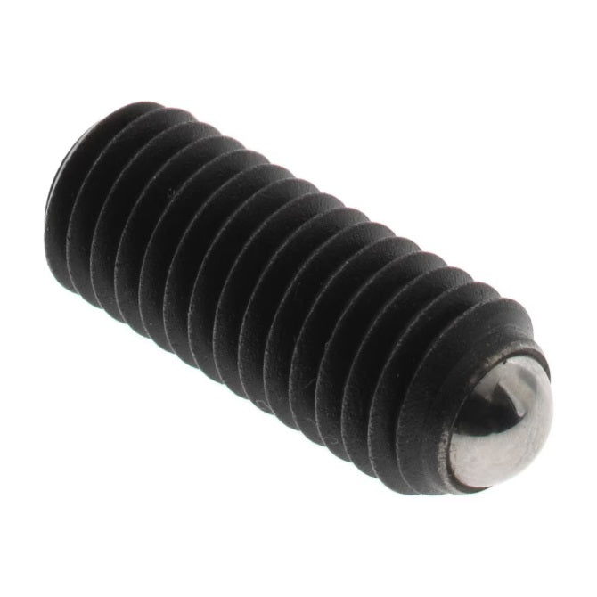 1060770 | SS050M-0086-CS-S440-RB (PK-10) --- Rolling Ball Tip Socket Set Screws - M5 - 5x0.8mm - 7.7 mm  - Carbon Steel with 440C Stainless HRC 50-55 tip Screw