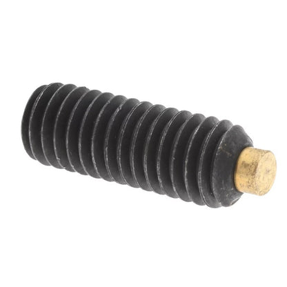 1059305 | SS048F-0127-AS-BT (PK-10) --- Brass Tipped Socket Set Screws - 10-32 UNF - 4.76mm - 12.7 mm Alloy Steel - Carbon Steel Screw