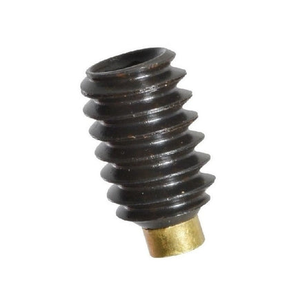 1076886 | SS064C-0064-AS-BT (Pack of 10)  --- Brass Tipped Socket Set Screws - 1/4-20 UNC - 6.35mm - 6.4 mm Alloy Steel - Carbon Steel Screw