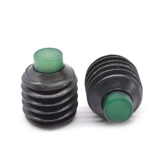 1045039 | SS028C-0048-AS-NT --- Nylon Tipped Socket Set Screws - 4-40 UNC (2.85mm) x 4.8 mm Nylon Tipped