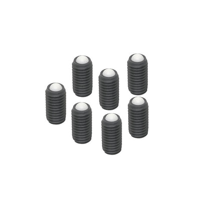 1050907 | SS040M-0065-CS-PO-RB (Each) --- Rolling Ball Tip Socket Set Screws - M4 - 4x0.7mm - 5.7 mm  - Carbon Steel with Polyacetal tip Screw