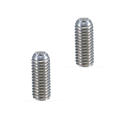1081644 | SS080M-0245-S4-S440-DKT (Each) --- Diamond Knurled Tip Socket Set Screws - M8 - 8x1.25mm - 24.5 mm  - 304 Stainless Steel with 440C Stainless HRC 50-55 tip Screw