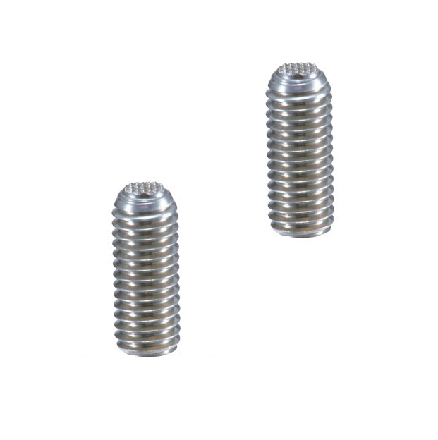 1113929 | SS160M-0240-S4-S440-DKT (Each) --- Diamond Knurled Tip Socket Set Screws - M16 - 16x2mm - 24 mm  - 304 Stainless Steel with 440C Stainless HRC 50-55 tip Screw