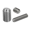 Flat Tip Aligning Socket Set Screws - M5 - 5x0.8mm - 11.5 mm - Aligning Flat Tip  - 304 Stainless Steel with 440C Stainless HRC 50-55 tip