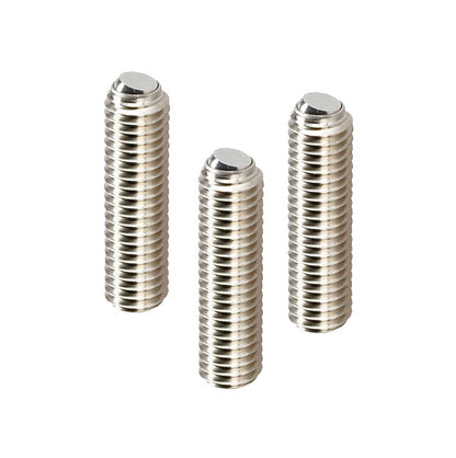 1114252 | SS160M-0340-S4-S440-FB (Each) --- Flat Tip Aligning Socket Set Screws - M16 - 16x2mm - 34 mm - Aligning Flat Tip - 304 Stainless Steel with 440C Stainless HRC 50-55 tip Screw