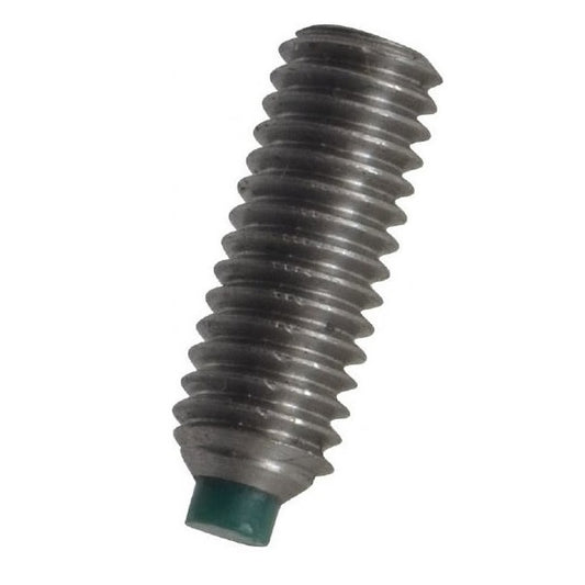 Nylon Tipped Socket Set Screws - 2-56 UNC - 2.18mm - 6.4 mm  304 Stainless Steel - Stainless Steel 18-8 Similar to A2, 303, 304 