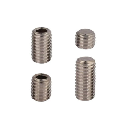 1078900 | SS080MF-0074-TG5-FT (Each) --- Flat Tip DIN913 Socket Set Screws - M8 Fine - 8x1mm - 7.4 mm Titanium Ti-Gr5 Ti-6Al4v DIN913 - Titanium Ti-Gr-5 - 6AL-4V Screw