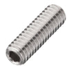 Standard Cup Point Socket Set Screws - 10-32 UNF - 4.76mm - 9.6 mm  Zinc Plated DIN916 - Carbon Steel - Hardened